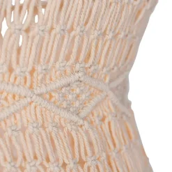 QAZQA Oosterse hanglamp macramé 50 cm - Leonard
