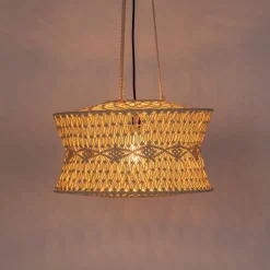 QAZQA Oosterse hanglamp macramé 50 cm - Leonard