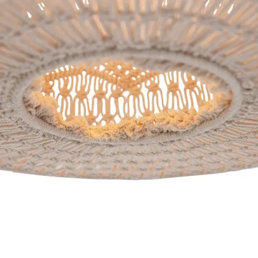 QAZQA Oosterse hanglamp macramé 50 cm - Leonard