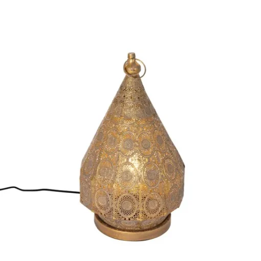 QAZQA Oosterse tafellamp goud 26 cm - Mowgli