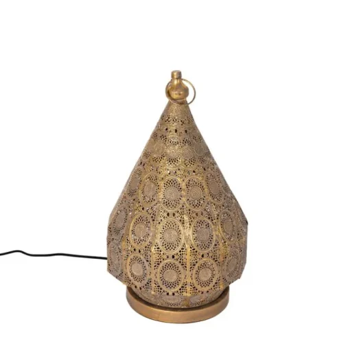 QAZQA Oosterse tafellamp goud 26 cm - Mowgli