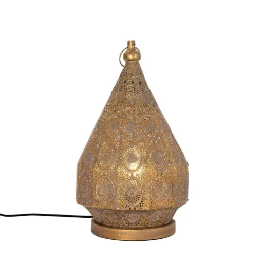 QAZQA Oosterse tafellamp goud 26 cm - Mowgli