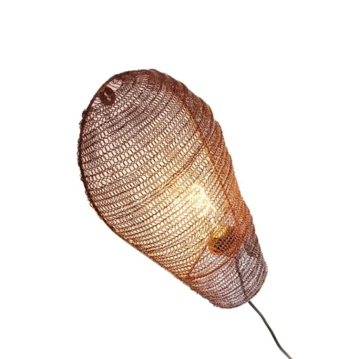 QAZQA Oosterse wandlamp brons 45 cm - Nidum