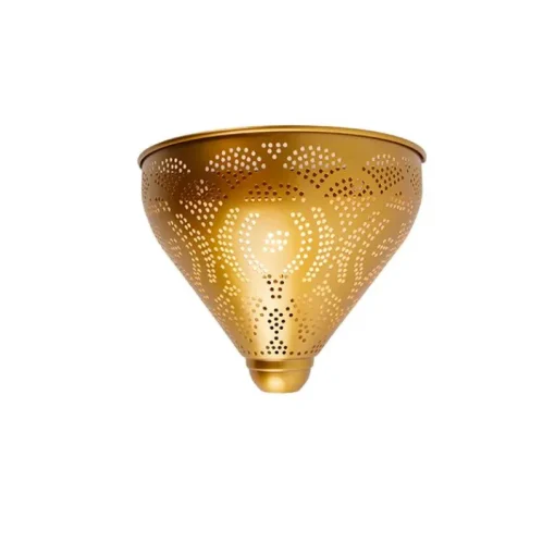 QAZQA Oosterse wandlamp goud met lichteffect - Zayn