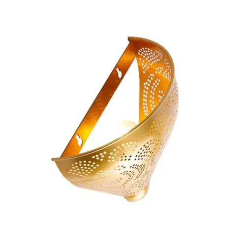 QAZQA Oosterse wandlamp goud met lichteffect - Zayn