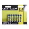 Calex 8-pack AAA Batterijen - Penlite Alkaline