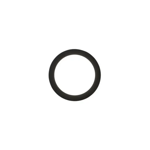 QAZQA Plafonnière zwart 22,5 cm rond incl. LED 3-staps dimbaar - Steve