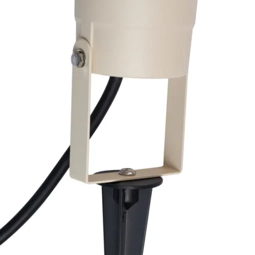 QAZQA Prikspot beige GU10 50mm verstelbaar IP65 incl. snoer en stekker - Basic