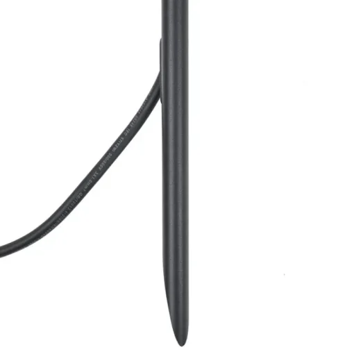 QAZQA Prikspot zwart 40cm incl. LED verstelbaar IP65 incl. snoer en stekker - Carl
