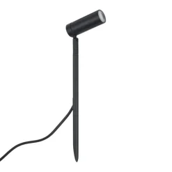 QAZQA Prikspot zwart 40cm incl. LED verstelbaar IP65 incl. snoer en stekker - Carl