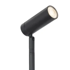 QAZQA Prikspot zwart 80cm incl. LED verstelbaar IP65 incl. snoer en stekker - Carl