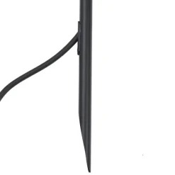 QAZQA Prikspot zwart 80cm incl. LED verstelbaar IP65 incl. snoer en stekker - Carl