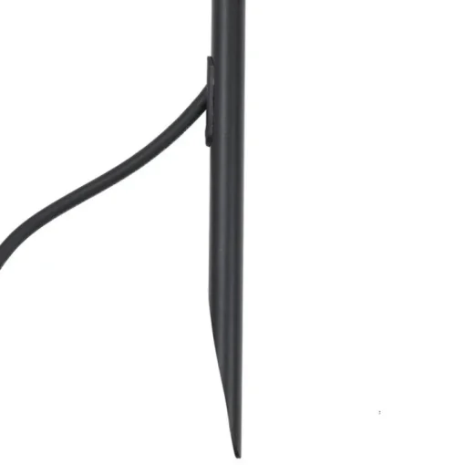 QAZQA Prikspot zwart 80cm incl. LED verstelbaar IP65 incl. snoer en stekker - Carl