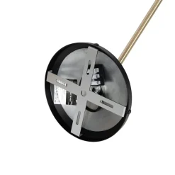 QAZQA Retro plafondlamp zwart met brons - Milou