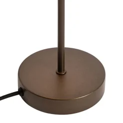 QAZQA Retro tafellamp mushroom donkerbrons - Magnax Mini