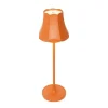 QAZQA Retro tafellamp oranje oplaadbaar IP44 - Granny