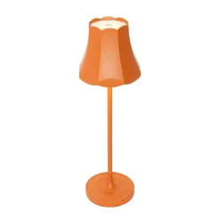 QAZQA Retro tafellamp oranje oplaadbaar IP44 - Granny