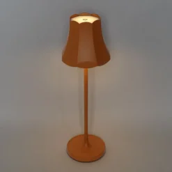 QAZQA Retro tafellamp oranje oplaadbaar IP44 - Granny