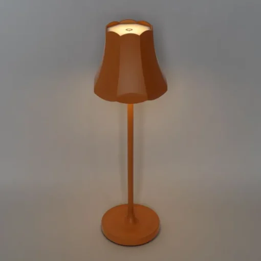QAZQA Retro tafellamp oranje oplaadbaar IP44 - Granny