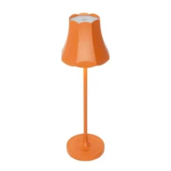 QAZQA Retro tafellamp oranje oplaadbaar IP44 - Granny