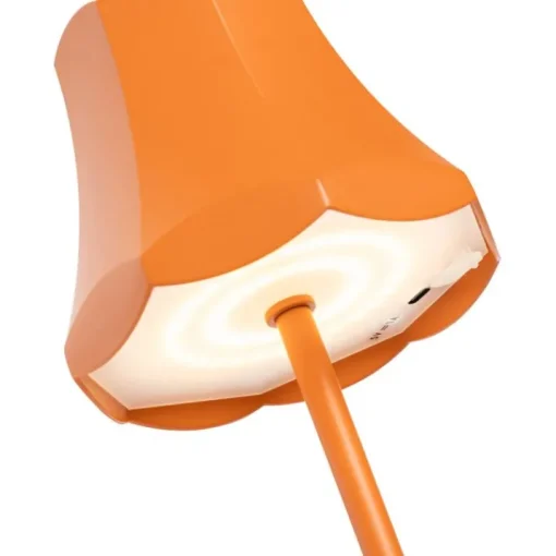 QAZQA Retro tafellamp oranje oplaadbaar IP44 - Granny