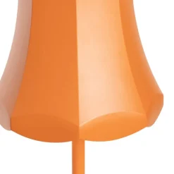 QAZQA Retro tafellamp oranje oplaadbaar IP44 - Granny