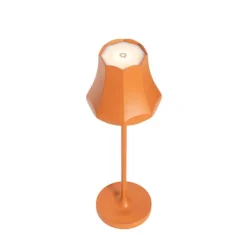 QAZQA Retro tafellamp oranje oplaadbaar IP44 - Granny