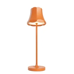 QAZQA Retro tafellamp oranje oplaadbaar IP44 - Granny