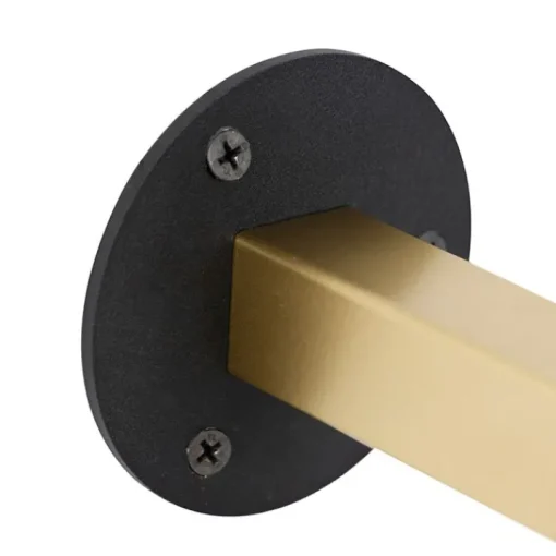 QAZQA Retro wandlamp goud/messing met kap - Demi