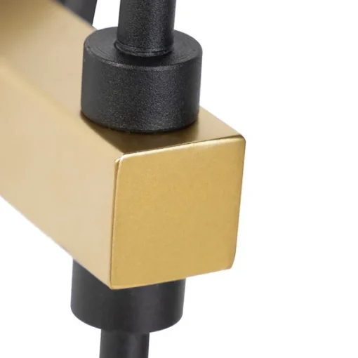 QAZQA Retro wandlamp goud/messing met kap - Demi