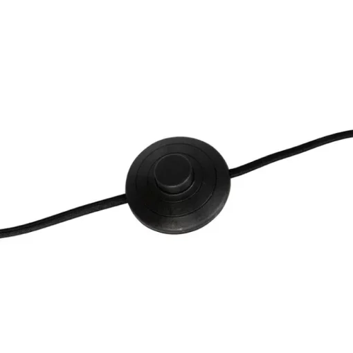 QAZQA Romantische vloerlamp messing met roze kap 40 cm - Simplo