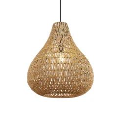 QAZQA Scandinavische hanglamp bruin 45cm - Lina Natural