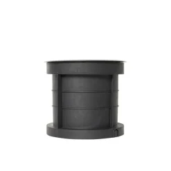 QAZQA Set van 6 dimbare buiten grondspots zwart IP65 incl LED - Delux Honey