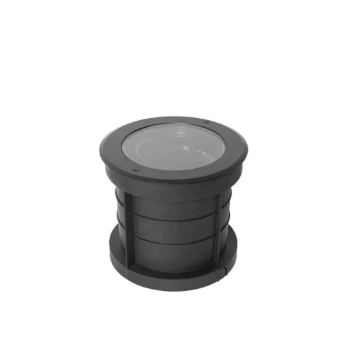 QAZQA Set van 6 dimbare buiten grondspots zwart IP65 incl LED - Delux Honey