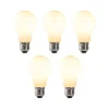 LUEDD Set van 5 dimbare E27 LED lampen opaal glas 7W 806 lm 2200K