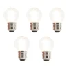 LUEDD Set van 5 E27 dimbare LED filament kogellamp 3W 250 lm 2700K