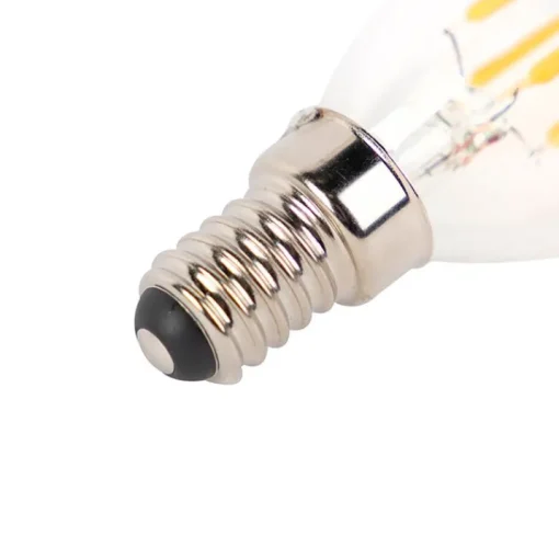 LUEDD Set van 5 E14 dimbare LED kaarslampen B35 helder 3W 250 lm 2700K