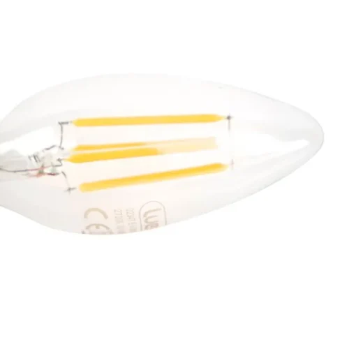 LUEDD Set van 5 E14 dimbare LED kaarslampen B35 helder 3W 250 lm 2700K
