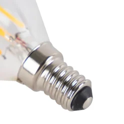 LUEDD Set van 3 E14 dimbare LED kogellampen P45 5W 470 lm 2700K