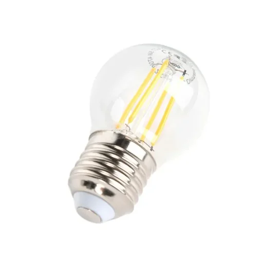 LUEDD Set van 5 E27 dimbare LED kogellampen 5W 470 lm 2700K
