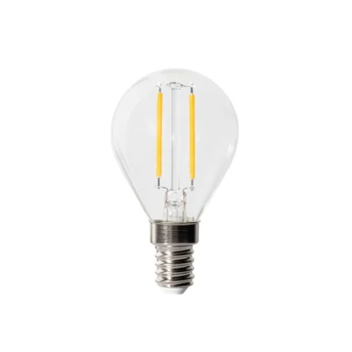 LUEDD Set van 5 E14 dimbare LED lamp P45 helder glas 3W 250 lm 2700K