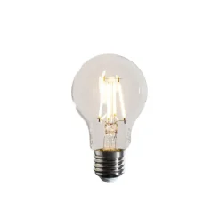 LUEDD Set van 5 E27 dimbare LED lampen A60 helder 4.5W 500 lm 2700K