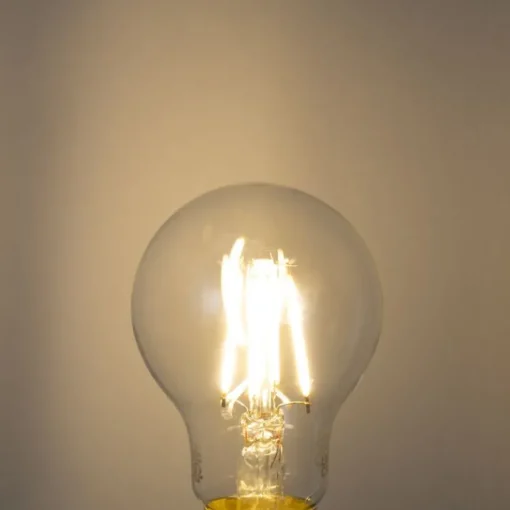 LUEDD Set van 5 E27 dimbare LED lampen A60 helder 4.5W 500 lm 2700K