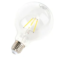 LUEDD Set van 3 E27 dimbare LED lampen G95 5W 470 lm 2700K