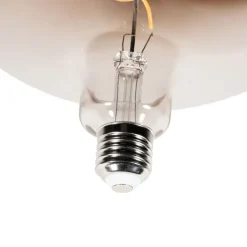 LUEDD Set van 5 E27 dimbare LED lampen G220 bruin 4,9W 130 lm 1800K