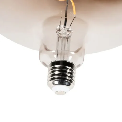 LUEDD Set van 5 E27 dimbare LED lampen G220 bruin 4,9W 130 lm 1800K