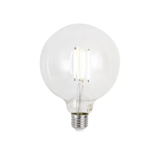 LUUMR Set van 5 E27 dimbare LED lampen G125 helder 7W 806 lm 2700-6500K