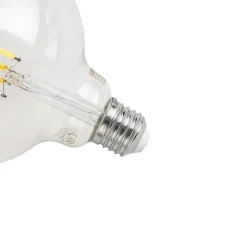 LUUMR Set van 5 E27 dimbare LED lampen G125 helder 7W 806 lm 2700-6500K