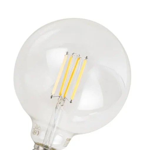 LUUMR Set van 5 E27 dimbare LED lampen G125 helder 7W 806 lm 2700-6500K