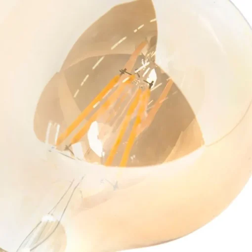 LUEDD Set van 5 E27 dimbare LED lampen G95 goud 5W 380 lm 2200K